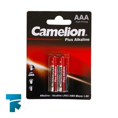 باتری نیم قلمی Camelion مدل Plus Alkaline LR03