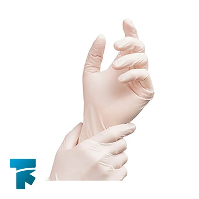 دستکش لاتکس جراحی استریل بدون پودر Pharmed سایز 6.5